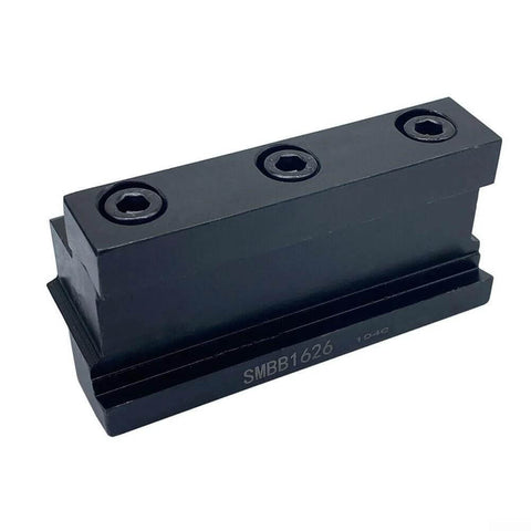 Beefy Alloy Steel Grooving And Parting Plate Holder For SPB Blades With 90 Degree Cutting Angle And Screw In Inserts For Precision CNC Milling Equipment SMBB1626