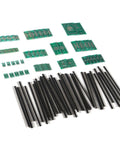 SMD To DIP Adapter Kit With 51 Pieces In 12 Types For SOP SOT 0402 0603 0805 TQFP And QFN Prototyping Boards Plus 40 Pin 2.54mm Male Headers