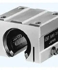 ✝️ SMD20GUU NB 20mm Pillow Block Unit Motion Linear Bearing showing a sturdy metal casing with smooth alignment design.