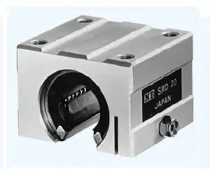 ✝️ SMD20GUU NB 20mm Pillow Block Unit Motion Linear Bearing showing a sturdy metal casing with smooth alignment design.