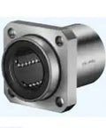SMK8GUUE NB 8mm Slide Bush Bushings Motion Linear Bearing with metal housing, ideal for mechanical systems, front angle view.