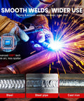 Portable Stick Welder Kit All In One 250Amp 110V Beginner Friendly With 20 Rods And Gloves Compact Arc Welder iron steel weld