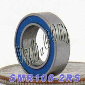 SMR106-2RS Bearing 6x10x3 Stainless Steel Sealed Miniature Bearings - VXB Ball Bearings