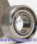 SMR115ZZ Stainless Steel ABEC-5 Bearing Shielded 5x11x4 Bearings - VXB Ball Bearings