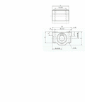 SMS10UU 10mm Slide Bush Bushings Miniature Motion Linear Bearing technical drawing, dimensions and specifications.