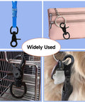 10 Pack Trigger Snap Hooks 2.32 Inches By 0.82 Inches Zinc Alloy Heavy Duty Swivel Lanyard Clips used on leash, bag, cage, and harness