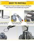 Installation steps for 325 Piece Snap Ring Set for Axles and Shafts External Circlips C Clip Assortment Kit