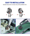 Easy installation of Versatile 450Pcs Circlip Retaining Ring Kit with external and internal snap rings for automotive, machinery, DIY projects.