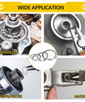 Wide applications of 325 Piece Snap Ring Set For Axles And Shafts External Circlips C Clip Assortment Kit In 15 Sizes Made From 304 Stainless Steel