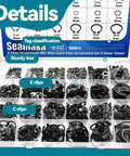 All In One Snap Ring Assortment Kit With 24 Sizes In Carbon Steel E Clips 2mm To 12mm And C Clips M5 To M16 displayed in a sturdy box