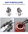 Installation process of External Circlip Snap Ring Kit 500 Pcs Alloy Steel Snap Ring Assortment Set 21 Sizes M4 To M28.