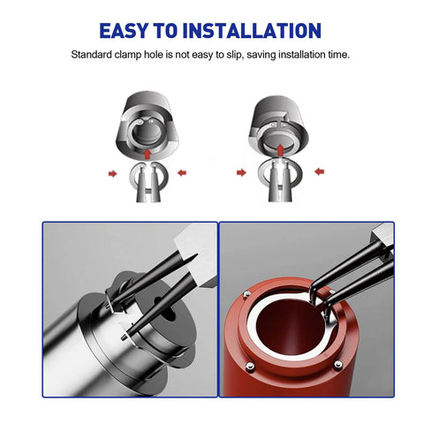 Installation process of External Circlip Snap Ring Kit 500 Pcs Alloy Steel Snap Ring Assortment Set 21 Sizes M4 To M28.