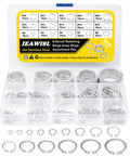 325 Piece Snap Ring Set For Axles And Shafts External Circlips C Clip Assortment Kit In 15 Sizes Made From 304 Stainless Steel