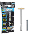 Heavy Duty SnapToggle Anchor for Hollow Walls and Drywall, One Person Installation, Zinc Plated Steel Channel, Pack Of 2 by Toggler