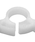 HellermannTyton SNP410M4 Snapper Hose Clamps 0.379 To 0.421 Inch Min Max Diameter POM White 1000 Pack For Flexible Tubing