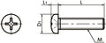 SNPT-M2.5-8 NBK Cross Recessed Pan Head Machine Screws - Titanium- Made in Japan - VXB Ball Bearings