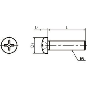 SNPTG-M3-6 NBK Cross Recessed Pan Head Machine Screws - High Intensity Titanium Alloy- Made in Japan - VXB Ball Bearings