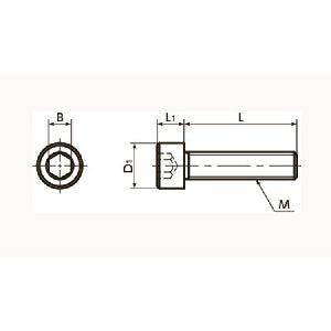 SNSA-M8-30 NBK Hex Socket Head Cap Screws - Aluminum One Screw Made in Japan - VXB Ball Bearings