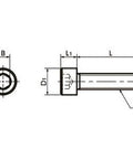 SNSH-M4-8-C22 NBK Socket Head Cap Screw - Hastelloy C-22 equiv Made in Japan - VXB Ball Bearings