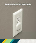 Keep curious hands safe with a 36-pack of removable, reusable electrical outlet covers that fit standard outlets and seal away live sockets.
