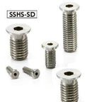 SSHS-M3-8-SD NBK Length Socket Head Cap Screws - Extreme Low & Small Head, pack of 10, for automation and mechanical systems.