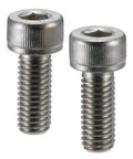 ✝️ SNS-M6-12-EL NBK Socket Head Cap Screws Electroless Nickel Plating - Pack of 10, close-up of two screws showing thread detail