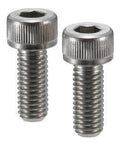 Two SNST-M6-35 NBK Hex Socket Head Cap Screws, Titanium, Made in Japan for smooth motion and stable alignment in automation systems.