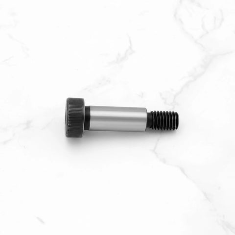 Close-up of a single bolt from the 20Pcs Socket Shoulder Bolts Set M5x6x10mm M6x8x10mm M8x10x25mm M10x12x16mm High Tensile 12 Point 9 Carbon Steel