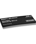 Soft Block Flexible Sanding Block SB1 for precision finishing, dual-density block for curved surfaces, shown in packaging.