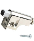 10 Pack Rok Hardware Soft Close Damper for Cabinet Doors, polished nickel, with mounting screw, SCD103