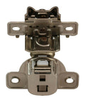 Front view of ✝️ 5-Pack 5 Pack 106 Deg 1-1/4 Overlay Screw on Soft Close Cabinet Hinge 106°, showcasing screw-on design.