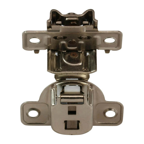 Front view of ✝️ 5-Pack 5 Pack 106 Deg 1-1/4 Overlay Screw on Soft Close Cabinet Hinge 106°, showcasing screw-on design.