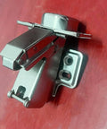 2pack 180 Degree Soft Closing cabinets Hinge on red surface, Conceal Frameless Cabinet Slow self Closing Hydraulic Adjustable Hinge