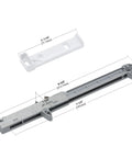 10 Pack Soft Close Drawer Adapters For Wood Drawers White Retrofit Kit dimensions and components