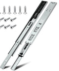 1 Pair | Soft Close Drawer Slides 22 inch, HBL’ Heavy Duty Cabinet Drawer Slides Replacement with screws, ball bearing full extension