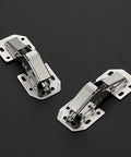 Soft Close Hidden Hinges For Kitchen Cabinets 4 Pack Surface Mount Heavy Duty Cabinet Hinges With Easy Screw Install No Pre Drill Required