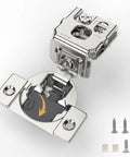 10 Pack Soft Close Hinges For Face Frame Cabinets One And A Quarter Inch Overlay 105 Degree Opening Concealed Self Closing