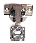 Close-up of ✝️ 10-Pack 10 Pcs (Five Pairs) Soft Close Screw On Hydraulic Compact Hinge - 38N SERIES 105 deg 3/8 IN OVERLAY WITH SCREWS 105°.
