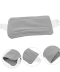 Quiet and practical door silencers ensure near silent door use with no drilling; six soft door stopper pads in gray fabric.