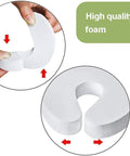Door Pinch Guard For Kids And Pets, Soft Foam Baby Proof Door Stopper Keeps Little Fingers Safe, C-shaped foam design