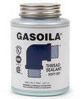 Soft Set Pipe Thread Sealant For Metal And Plastic By Gasoila, Non Hardening Paste With Brush Cap, 237ml Half Pint Bottle
