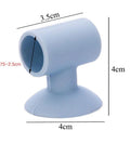 Soft silicone anti collision door pads with suction cup attachment protect walls and cabinets, cushion door impact, reduce noise
