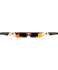 Front view of AAS Approved ISO and CE Solar Eclipse Glasses for 2026 Total Eclipse in Spain, featuring a solar-themed design.