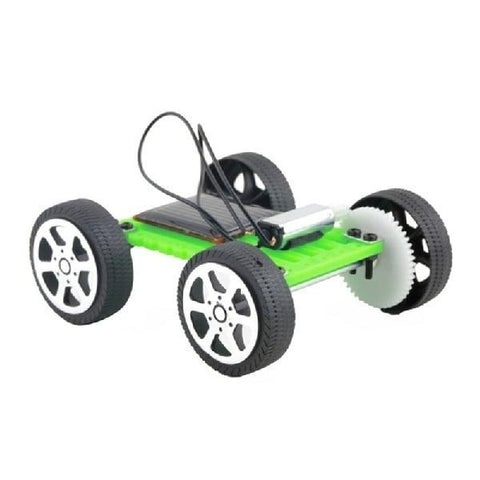 Solar Power Powered Toy Mini Car Kit 80x75x32mm DIY 42Q - VXB Ball Bearings