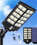 Crazy Bright Solar Street Light With Motion Sensor Dusk To Dawn Outdoor Flood Lamp 520000LM 6500K Waterproof LED yard