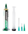 No Clean Soldering Flux Paste for Electronics Rosin Flux Lead Free 10cc with syringe and applicator tips