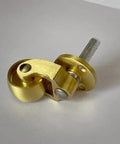 Solid Brass Caster Set With 25mm Wheels, 360 Degree Swivel, Screw Mount Fittings, Quiet Smooth Rolling, single caster