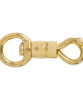 Solid Brass Panic Snap 1-1/8 Inch By 4-1/4 Inch Quick Release With Round Swivel Eye And Twist Body for secure applications