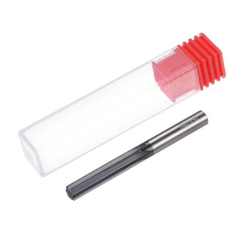Carbide Chucking Reamer 0.255 Inch Diameter 6.47mm Straight Flute Straight Shank For Metal Lathes CNC Machining Centers Black HARFINGTON
