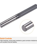 Solid Carbide Chucking Reamer 0.276 Inch Diameter Straight Flute with Straight Shank for Metalworking Pros Lathes CNC Machining Centers and Milling Machines Uncoated Black Finish